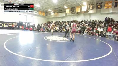 215 lbs Quarterfinal - Nathan Hutton, West Valley vs Noah Watkins, Temecula Valley