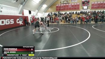 132 1A 1st Place Match - Evan Ragsdale, Cascade (Leavenworth) vs Bryar Jensen, Omak