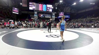 110 lbs Cons. Quarters - Jaydin Cuevas, CO vs Nakayla Dawson, MI
