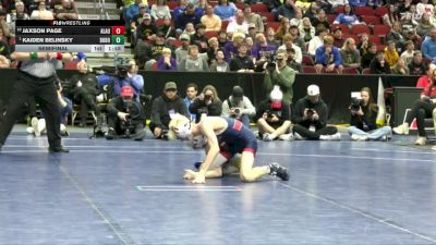 1A-106 lbs Semifinal - Kaiden Belinsky, Don Bosco vs Jaxson Page, Alta/Aurelia