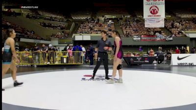 Cons. Round 2 - Kyndra Olmos, Evergreen Valley Wrestling Club vs Mia Gil, Surfside X Wrestling