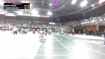 106 lbs Cons. Round 6 - Garrett Bracken, Riverton vs Bradley Nelson, Elko