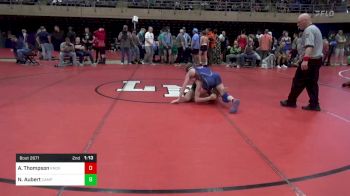 125 lbs Consolation - Ashton Thompson, Knoxville vs Noah Aubert, Camp Hill