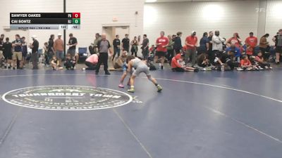 75 lbs Consi Of 8 #1 - Sawyer Oakes, PA vs Cai Sontz, NJ