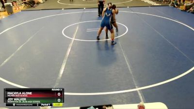 165G Round 3 - Joy Walker, Redington Sr. Jr/Sr High School vs Macayla Alone, Palmer High School