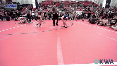 85 lbs Rr Rnd 3 - George Combs, Ponca City Wildcat Wrestling vs Bryce Skidgel, Cowboy Elite 11u