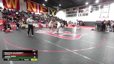 215 lbs Quarterfinal - Jaxon Smith, Chaparral vs Tryston Daugherty, Oak Hills