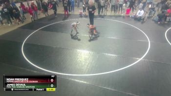 53 lbs Semifinal - Noah Fresquez, Pomona Wrestling Club Colorado vs James Devaul, Pikes Peak Warriors Wrestling