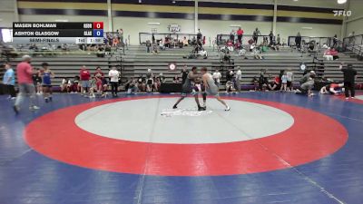 126 lbs Semifinal - Masen Bohlman, Georgia vs Ashton Glasgow, Glasgow Wrestling Academy