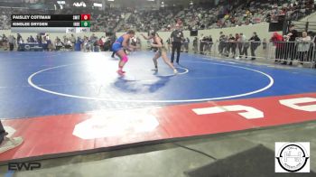 120 lbs Consi Of 16 #1 - Paisley Cottman, Smith Wrestling Academy vs Kinslee Dryden, Independent