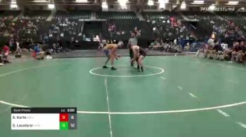 145 lbs Semifinal - Alex Korte, Columbus vs Griffin Lausterer, Wahoo High School