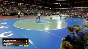 D3-215 lbs Quarterfinal - Jackson Shramek, Blair-Taylor vs Wesley Egan, Parkview/Albany