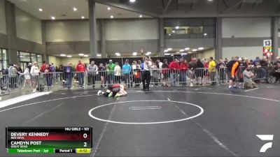 101 lbs Cons. Round 3 - Devery Kennedy, Red Devil vs Camdyn Post, Great Bend