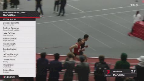 Men's 800m, Finals 18