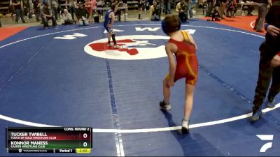 63 lbs Cons. Round 2 - Tucker Twibell, Touch Of Gold Wrestling Club vs Konnor Maness, Casper Wrestling Club