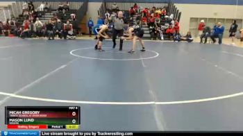 113 lbs Cons. Round 3 - Mason Lund, Rogers vs Micah Gregory, Trinity School At River Ridge