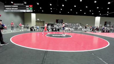 120 lbs Cons. Quarters - Hudson Fleming, Big Game Wrestling Club vs Pierce Ritchey, Tom Eagle