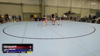 105 lbs Placement Matches (16 Team) - Kate Hollinger, Pennsylvania Blue vs Layla Phillips, Iowa