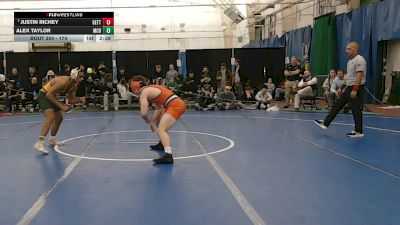 174 lbs 7th Place Match - Alex Taylor, McDaniel vs Justin Richey, Gettysburg