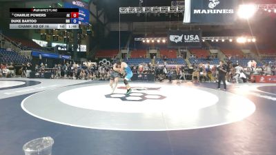 215 lbs Champ. Rd Of 16 - Charlie Powers, Alaska vs Duke Bartoo, Minnesota