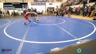 64 lbs Consi Of 8 #2 - Dylan Ramos, Pawnee Wrestling Club vs Waylon Murphy, Salina Wrestling Club