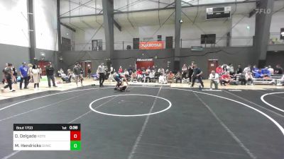144 lbs Consi Of 16 #2 - Dominic Delgado, Hotshots Wrestling vs Max Hendricks, Svwc