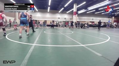 190 lbs Consi Of 16 #1 - Jonathan Vance, Texas vs Hudson Fluck, Nolfpack Wrestling Academy