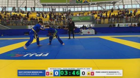 PEDRO AUGUSTO MANZANO PIMENTEL F vs DAVY COUTINHO MENEZES SANTOS 2026 FPJJ Circuito Paulista GI Etapa 3