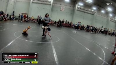 40 lbs Round 1 (6 Team) - Declan Clarkson-Arroyo, JOURNEYMEN vs Wyatt Thompson, CTWHALE