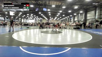 142 lbs Rr Rnd 1 - John Manning, Indiana Outlaws Gold vs Lionel "LJ" Anderson, Terps Xtreme MS