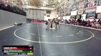 148-150 lbs Round 2 - Aaron Mitchell, Ralston Valley vs Erick Gonzalez Lemus, Overland