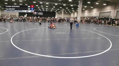 140 lbs Cons. Quarters - Ilyana Martinez, Rough Riders Wrestling vs Ali Bryant, Ground Zero Wrestling