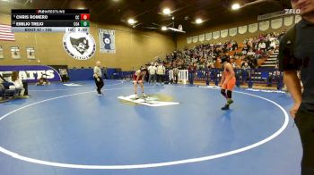 106 lbs Champ. Round 1 - Chris Romero, Cesar Chavez vs Emilio Trejo, Coalinga