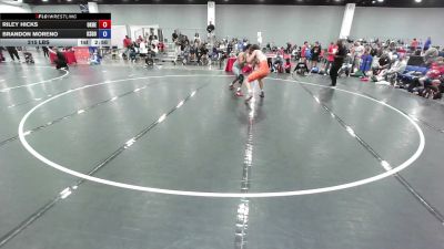 215 lbs Riley Hicks, Oklahoma Red vs Brandon Moreno, Team Kansas Gold