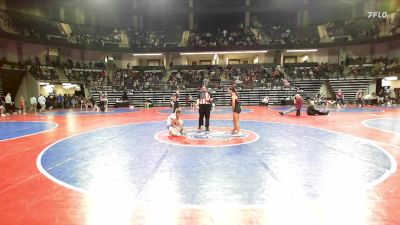 105-110 lbs Consi Of 4 - Scarlett Slaton, Morris Fitness Wrestling Club vs Monroe Halsey, Coweta Cobras Wrestling Club