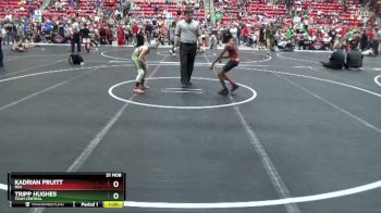 70 lbs Quarterfinal - Tripp Hughes, TEAM CENTRAL vs Kadrian Pruitt, RSA