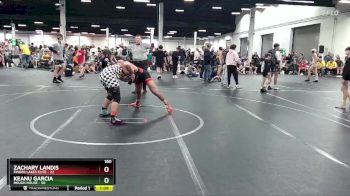 160 lbs Round 1 (4 Team) - Keanu Garcia, Rough House vs Zachary Landis, Finger Lakes Elite
