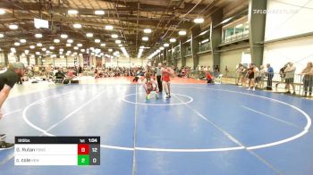 120 lbs Rr Rnd 3 - Gage Rutan, Fight Barn Wrestling Club vs Caleb Cole, New York Mafia