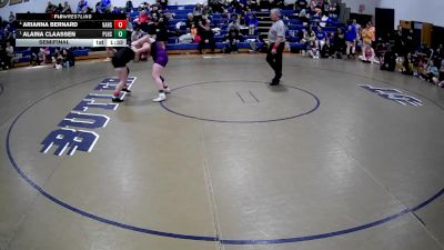 190 lbs Semifinal - Alaina Claassen, Plum Hs vs Arianna Bernard, Valley Hs