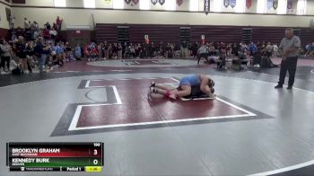 190 lbs Semifinal - Brooklyn Graham, East Buchanan vs Kennedy Burk, Denver