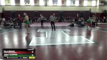 235 lbs Semifinal - Ella Brown, Cedar Rapids Kennedy vs Emma Schipper, Osage