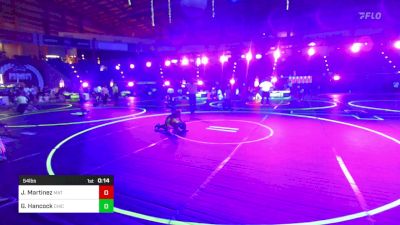 54 lbs Consolation - Jaxon Martinez, Mat Rats Rebooted vs Gannicus Hancock, Chickens Wrestling Club