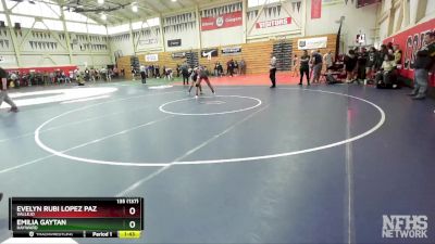 135 (137) Champ. Round 1 - Evelyn Rubi Lopez Paz, Vallejo vs Emilia Gaytan, Hayward