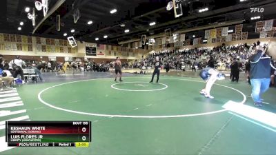 190 lbs Champ. Round 1 - Luis Flores Jr, Liberty (Winchester) vs Keshaun White, Centennial (Corona)