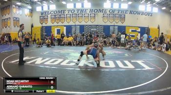 138 lbs Quarters & Wb (16 Team) - Noah McCarthy, Bandits WC vs Adriano Garavito, Cowboys WC