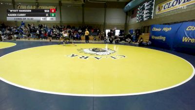 218 lbs Consi Of 16 #2 - Wyatt Hanssen, Wasatch (UT) vs Kaden Curry, St. John Bosco