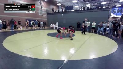 102 lbs 3rd Place Match - Emilia Mendoza, Idaho Falls Wrestling Club vs Kaelyn Nargiel, Sublime Wrestling Academy