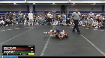 80 lbs Round 3 (8 Team) - Mason Sigle, PA Alliance Red vs Brody Sayers, Doughboys