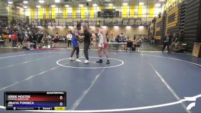 195 lbs Quarterfinal - Jerek Mostek, Caveman Wrestling vs Jiraiya Fonseca, Iowa