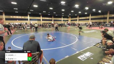 62 lbs Final - Christian Lozada, LV Bears WC vs Ares Duarte, Savage House WC